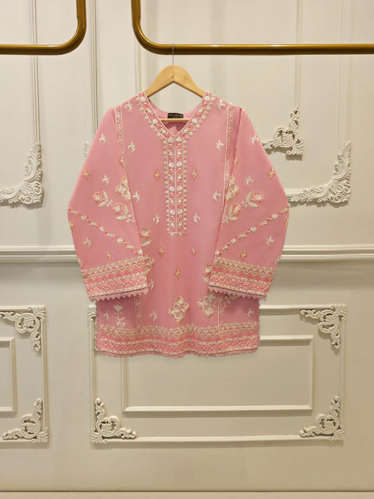 2 Piece - Embroidered Cambric Suit S112445