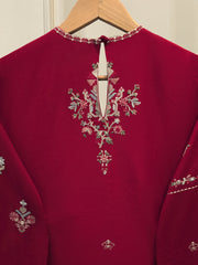 2 Piece - Embroidered Cambric Suit S113173