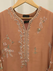 2 Piece - Pure Khaddi Silk Embroidered Suit S114886