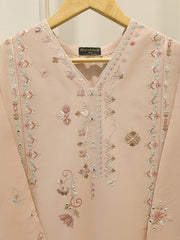 2 Piece - Embroidered Cambric Suit S112674