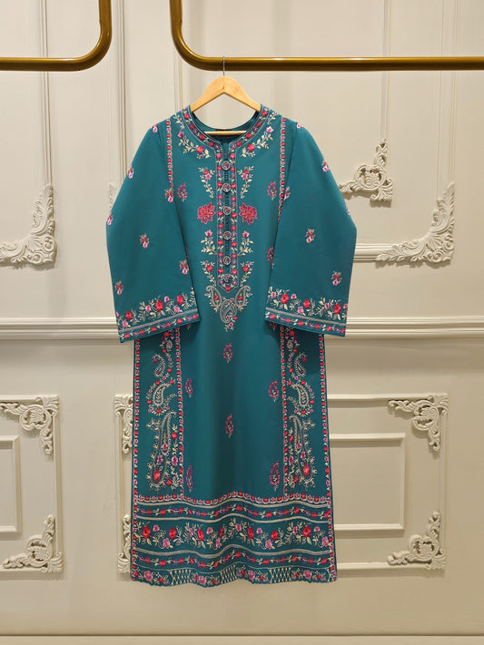 2 Piece - Embroidered Cambric Suit S112691