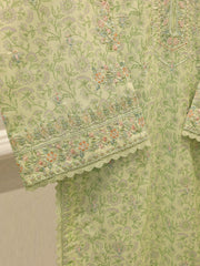 3 Piece - Embroidered Cambric Suit S112695