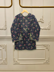 2 Piece - Digital Printed Embroidered Cambric Suit S112725
