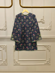 2 Piece - Digital Printed Embroidered Cambric Suit S112725