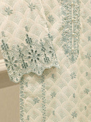 3 Piece - Digital Printed Embroidered Cambric Suit S112754