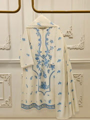 3 Piece - Embroidered Cambric Suit S114281