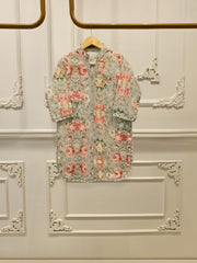 2 Piece - Embroidered Cambric Suit S112369