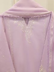 3 Piece - Embroidered Cambric Suit  S113163