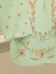 2 Piece - Embroidered Cambric Suit S112432