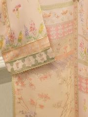 3 Piece - Pure Embroidered Cotton Net Suit S112478