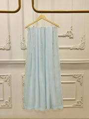3 Piece - Pure Embroidered Cotton Net Suit S113172