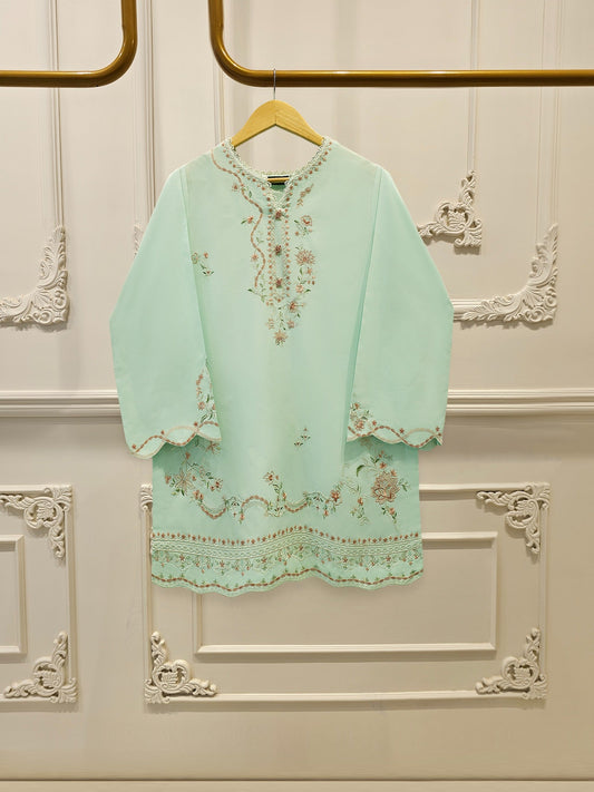 2 Piece - Embroidered Cambric Suit S114313