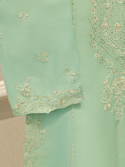 2 Piece- Pure Sheesha Silk Embroidered Suit S114577