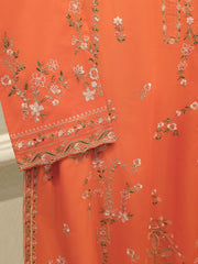 3 Piece - Embroidered Cambric Suit S114602