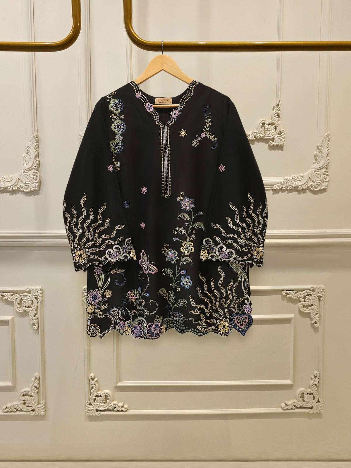 2 Piece - Embroidered Cambric Suit WS00340