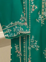 2 Piece - Pure Khaddi Silk Embroidered Suit S114894