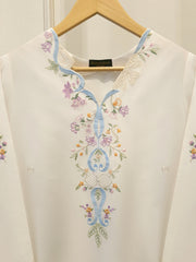 2 Piece - Embroidered Cambric Suit S114868