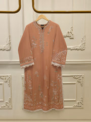 2 Piece - Pure Khaddi Silk Embroidered Suit S114886