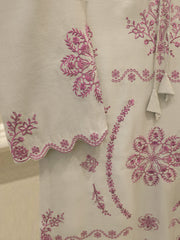 3 Piece - Pure Khaddi Silk Embroidered Suit S114914