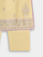 (Kids) 2 Piece - Embroidered Lawn Suit FKD-088