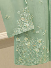2 Piece - Pure Embroidered Cotton Net Suit S112199