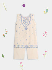 (Kids) 2 Piece - Embroidered Lawn Suit FKD-083