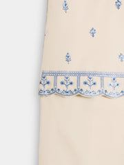 (Kids) 2 Piece - Embroidered Lawn Suit FKD-083