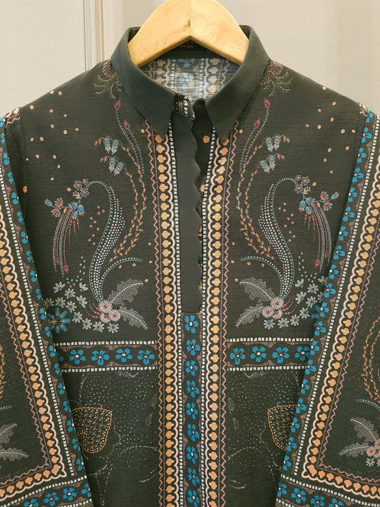 2 Piece - Digital Printed Khaddar Suit S112384