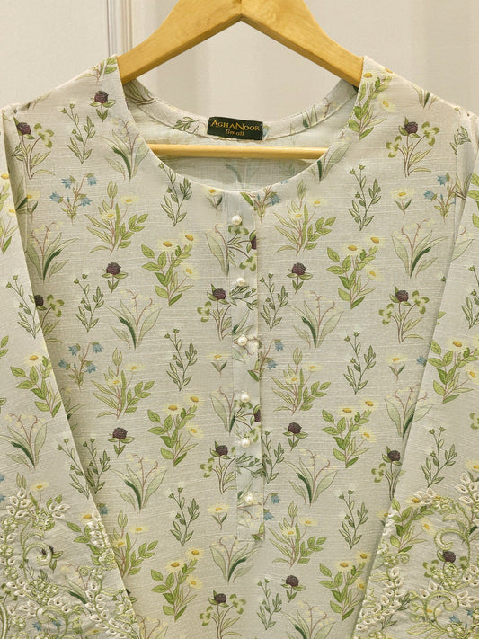 2 Piece - Digital Printed  Khaddar Suit S112564