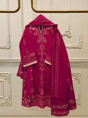 2 Piece - Embroidered Kora Cotton Suit S112683