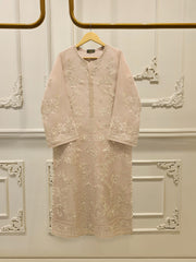 2 Piece - Pure Organza Embroidered Suit S112752