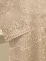 2 Piece - Pure Organza Embroidered Suit S112752