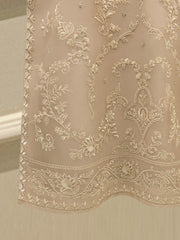 2 Piece - Pure Organza Embroidered Suit S112752