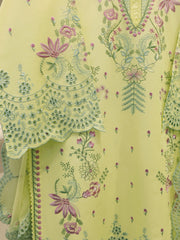 3 Piece - Embroidered Cambric Suit S112719