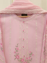 3 Piece - Embroidered Cambric Suit S112476