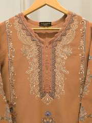 2 Piece - Embroidered Kora Cotton Suit  S112724