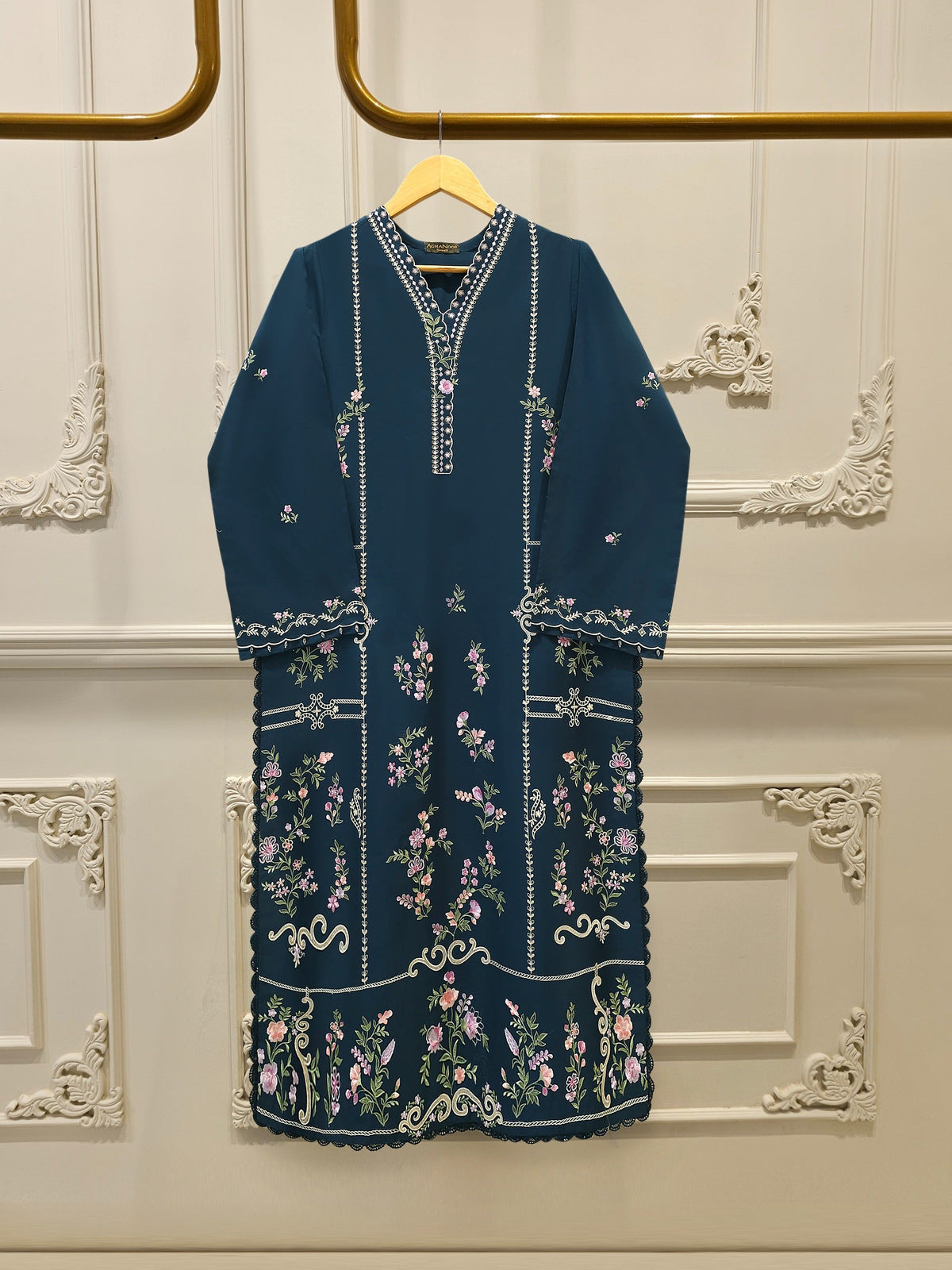 2 Piece - Embroidered Cambric Suit S114433