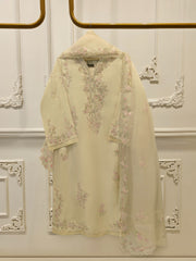 3 Piece - Pure Khaddi Silk Embroidered S114431