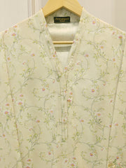 2 Piece - Embroidered Cambric Suit S114703