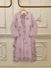 2 Piece- Pure Korean Silk Embroidered Suit S115311